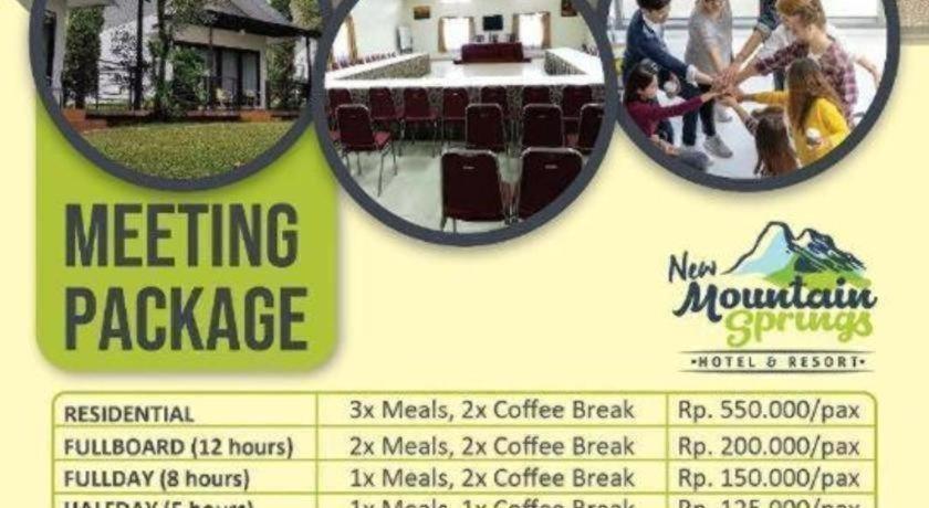 New Mountain Springs Hotel & Resort Lembang Extérieur photo